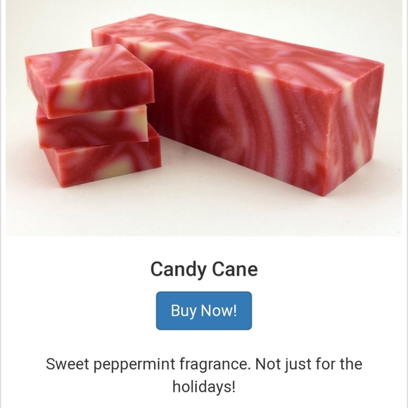 Homemade Candy Cane Bath & Body Soap - Picture 3 of 8